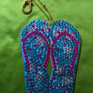 5 For $10 Colorful Flip-Flop Keychain